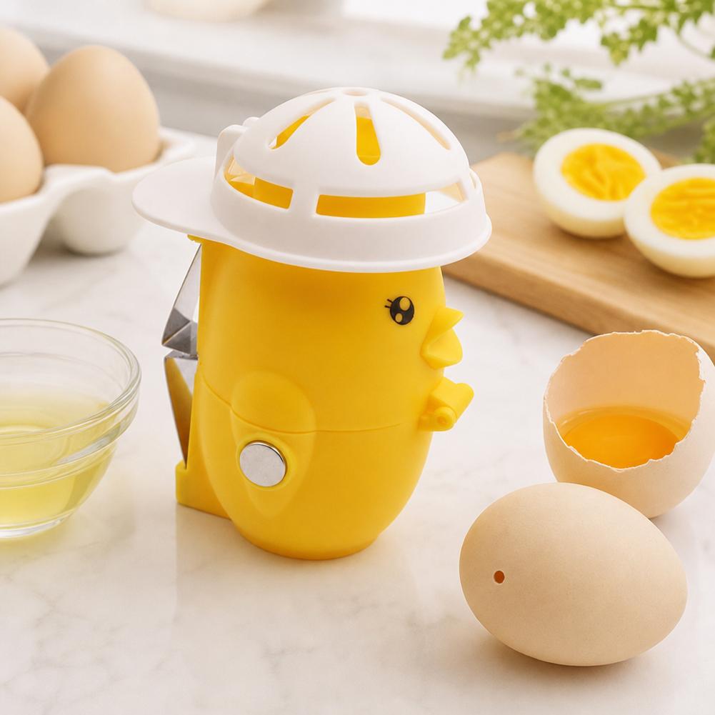 4‑in‑1 Chick Egg Cracker Quick - Egg Separator Tool ulasan dan harga