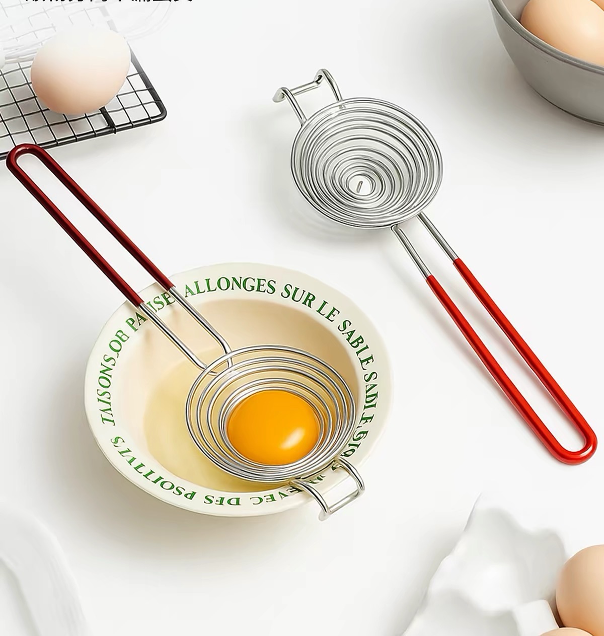 Egg White Separator Stainless  - Egg Separator Tool ulasan dan harga