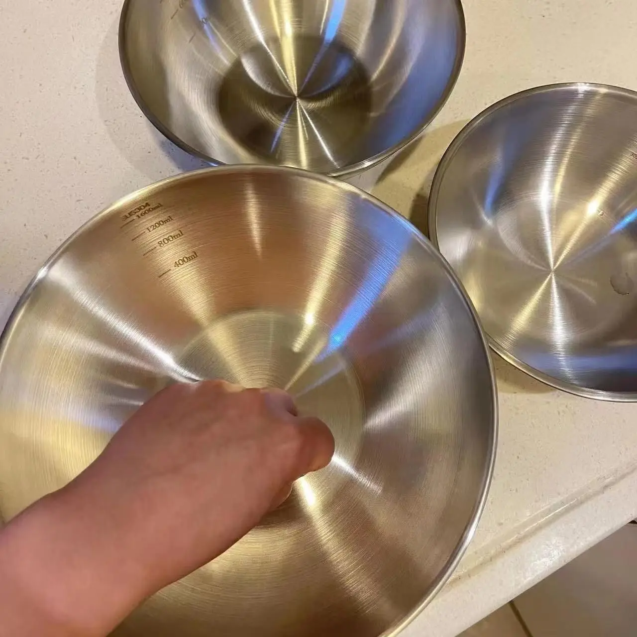 2026 Stainless Steel Mixing Bo - Kitchen Gadgets Organizer ulasan dan harga