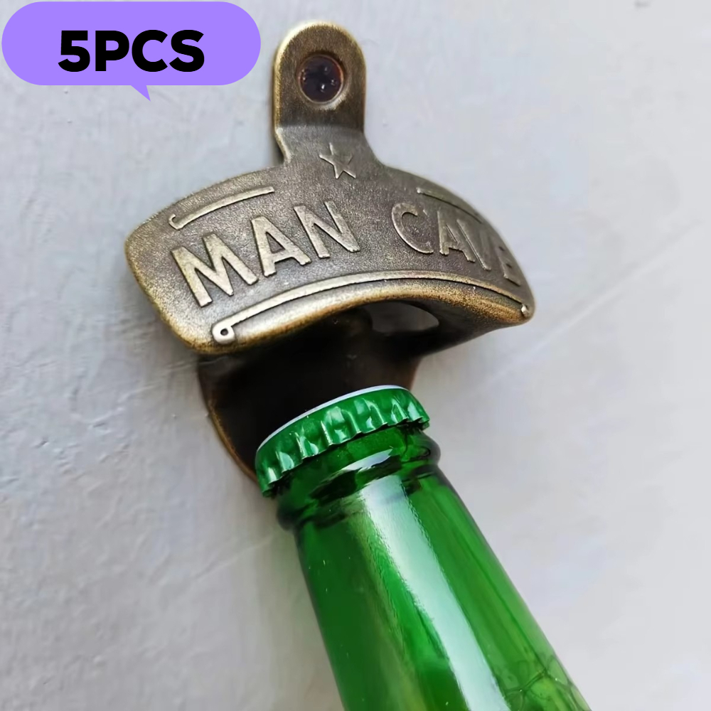 5pcs Embossed Man Cave Bottle  - Kitchen Gadgets For Men ulasan dan harga