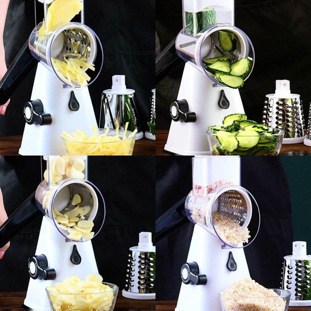 Rotary Food Slicer Grater Shre - Kitchen Helper Gadgets ulasan dan harga