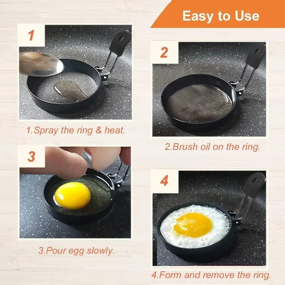 Anti-scald Egg Fried Ring Prof - Egg Separator Tool ulasan dan harga