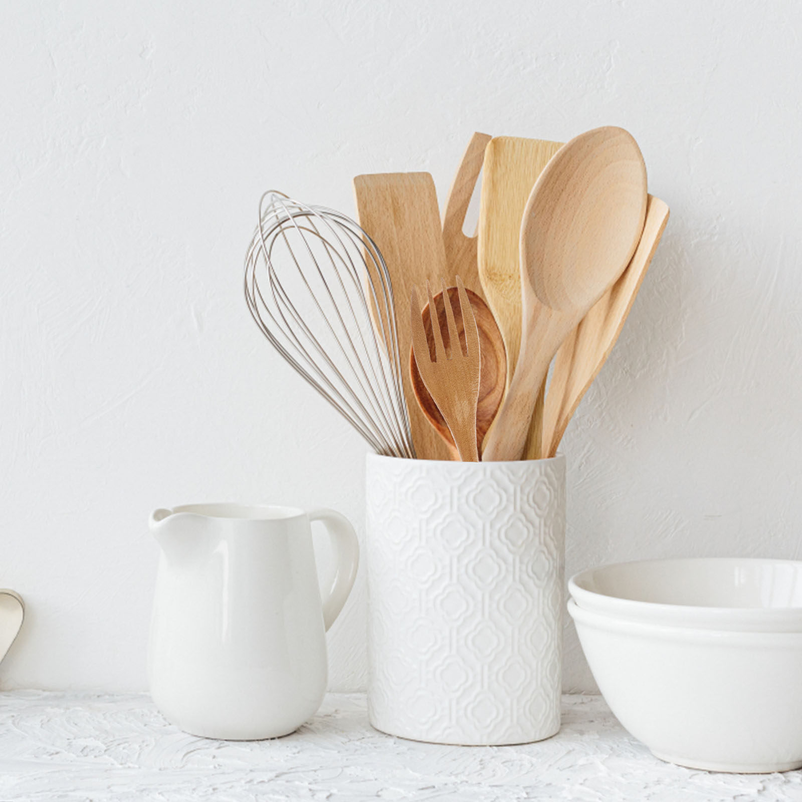 4Pcs Wooden Fork Set Eco-Frien - Kitchen Gadgets Gold ulasan dan harga
