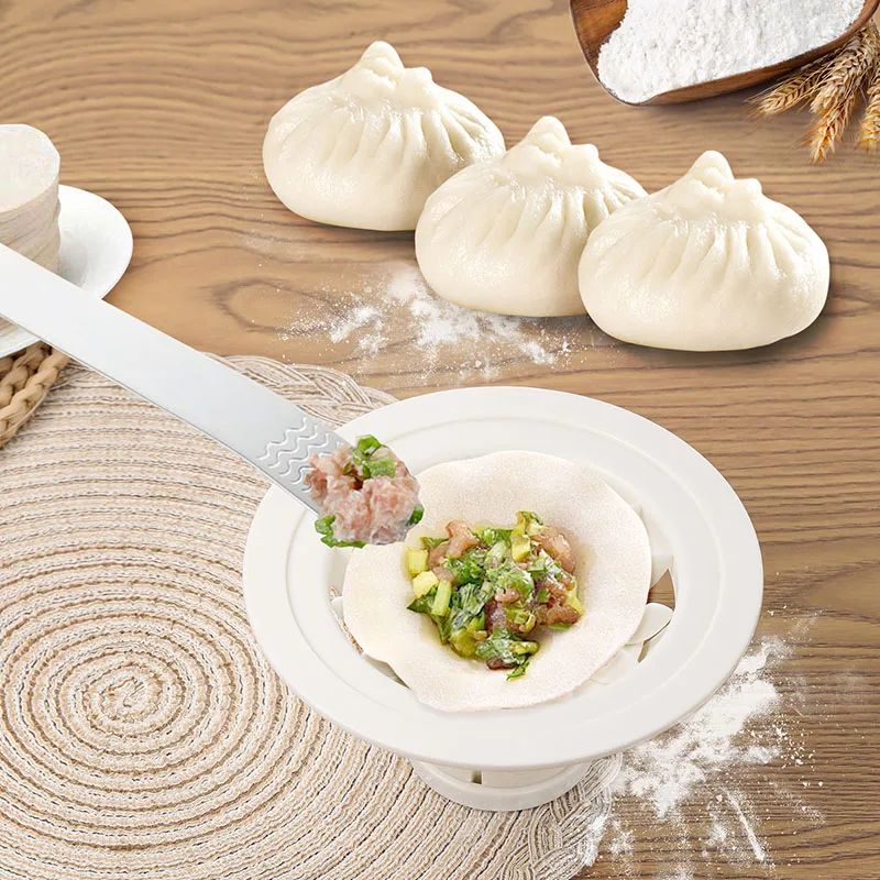 Hot Chinese Baozi Mold DIY Pas - Kitchen Gadgets Dumpling Maker ulasan dan harga